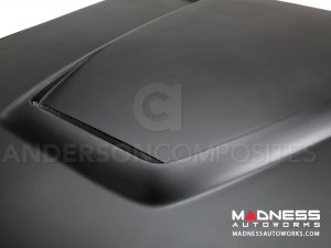 Ford Mustang Hood by Anderson Composites - Fiberglass - GT350r Style